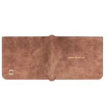 Load image into Gallery viewer, Two Sides Printing Leather Mens Thin Wallet for Dad for Him

