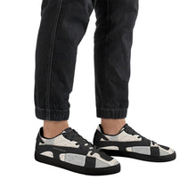 Load image into Gallery viewer, Mens Rubber Low Top Leather Sneakers
