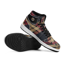Load image into Gallery viewer, Mens Premium High Top Leather Sneakers
