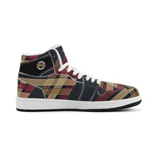Load image into Gallery viewer, Mens Premium High Top Leather Sneakers
