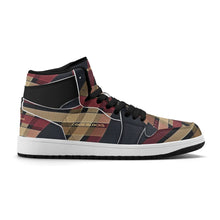 Load image into Gallery viewer, Mens Premium High Top Leather Sneakers
