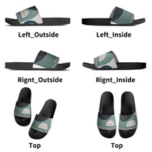 Load image into Gallery viewer, Mens PVC Black and White House Slides Sandals Bathroom Slippers
