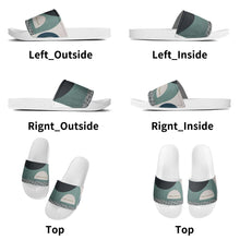 Load image into Gallery viewer, Mens PVC Black and White House Slides Sandals Bathroom Slippers
