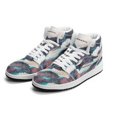 Load image into Gallery viewer, Mens Premium High Top Leather Sneakers
