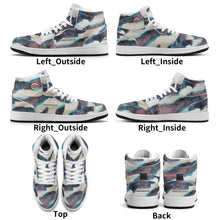 Load image into Gallery viewer, Mens Premium High Top Leather Sneakers
