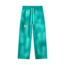 Load image into Gallery viewer, Unisex Sunfade Wide Leg Fleece Sweatpants
