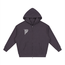 Load image into Gallery viewer, Unisex Loose Solid Full Zip Hoodie
