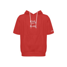 Load image into Gallery viewer, Men's Short Sleeve Fleece Hoodie (H54)
