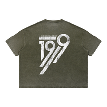 Load image into Gallery viewer, Unisex Vintage Wash Sunfade Boxy Waffle T-Shirt
