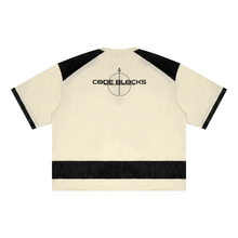 Load image into Gallery viewer, Unisex Raglan Sleeve Mesh Boxy T-Shirt
