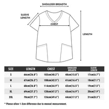 Load image into Gallery viewer, Womens Printed V Neck Workwear Nursing Tops

