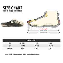 Load image into Gallery viewer, Leisure EVA Two-tone Hollow Out Clogs with Custom Name Logo Sandals
