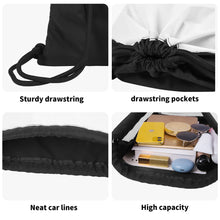 Load image into Gallery viewer, New Style Black Gym Drawstring Bag(Single-Sided Print)

