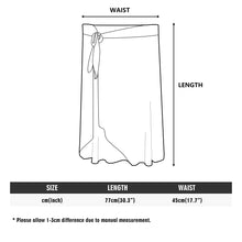 Load image into Gallery viewer, Womens Swimsuit Cover Up Ruffle Tie Side Beach Sarong Wrap Maxi Skirt
