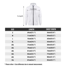 Load image into Gallery viewer, Mens All Over Print Classic Zip Hoodie
