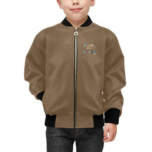 Load image into Gallery viewer, Kids' Bomber Jacket with Pockets (H40)
