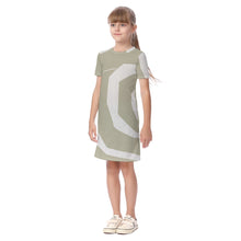 Load image into Gallery viewer, All-Over Print Kid&#39;s Short Sleeve Dress
