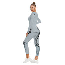 Load image into Gallery viewer, All-Over Print Women's Plunging Neck Jumpsuit
