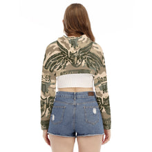 Load image into Gallery viewer, All-Over Print Women's Smock Short Hoodie With Long Sleeve
