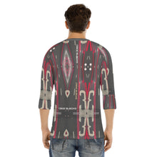 Load image into Gallery viewer, All-Over Print Men's Bracelet Sleeve T-shirt With Button Closure

