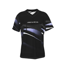 Load image into Gallery viewer, All-Over Print Men's Short Sleeve T-shirt with Neckline Tie
