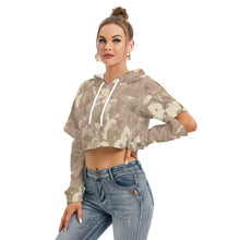 Load image into Gallery viewer, All-Over Print Women's Heavy Fleece Hoodie With Hollow Out Sleeve
