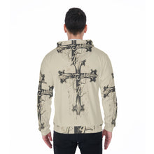 Load image into Gallery viewer, All-Over Print Zip Up Hoodie With Pocket
