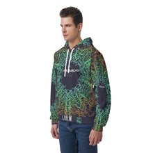 Load image into Gallery viewer, All-Over Print Men's Hoodie With Double-side Print Hood
