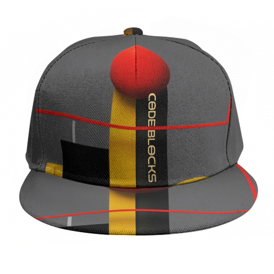 Baseball Cap With Flat Brim
