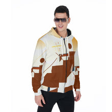Load image into Gallery viewer, All-Over Print Zip Up Hoodie With Pocket
