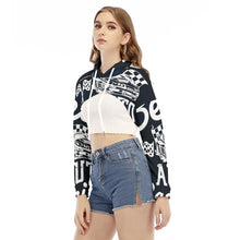 Load image into Gallery viewer, All-Over Print Women's Smock Short Hoodie With Long Sleeve
