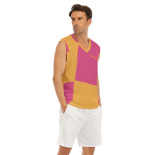 Load image into Gallery viewer, All-Over Print Men's Imitation Knitted V-neck Vest
