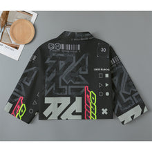 Load image into Gallery viewer, All-Over Print Women's Cropped Jacket | 245GSM Cotton
