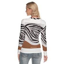 Load image into Gallery viewer, All-Over Print Women's V-Neck Long Sleeves T-Shirt
