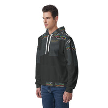 Load image into Gallery viewer, All-Over Print Men's Hoodie With Double-side Print Hood
