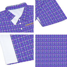 Load image into Gallery viewer, All-Over Print Men's Short Sleeve Polo Shirt With Button Closure
