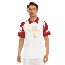 Load image into Gallery viewer, All-Over Print Men's Short Sleeve Polo Shirt With Button Closure
