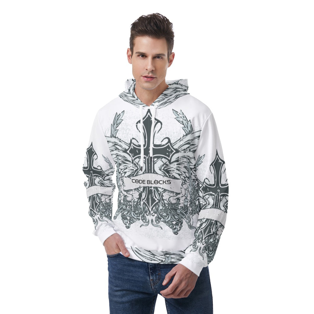 All-Over Print Men's Hoodie With Double-side Print Hood