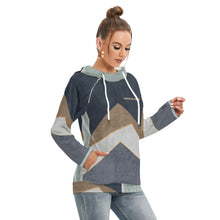 Load image into Gallery viewer, All-Over Print Women's Hoodie With Double Hood
