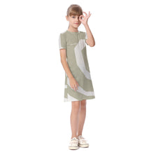 Load image into Gallery viewer, All-Over Print Kid&#39;s Short Sleeve Dress
