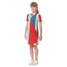 Load image into Gallery viewer, All-Over Print Kid&#39;s Short Sleeve Dress
