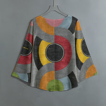 Load image into Gallery viewer, All-Over Print Women's V-neck T-shirt With Irregular Hem
