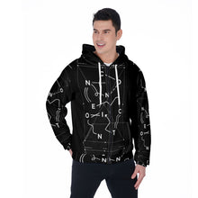 Load image into Gallery viewer, All-Over Print Men's Raglan Zip Up Hoodie
