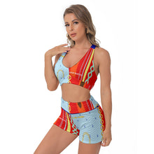 Load image into Gallery viewer, All-Over Print Women's Sports Bra Suit
