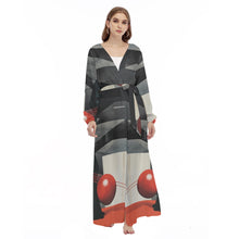 Load image into Gallery viewer, All-Over Print Women's Beach Long Coat
