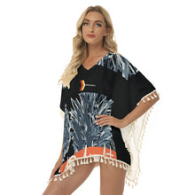 Load image into Gallery viewer, All-Over Print Women's Square Fringed Shawl
