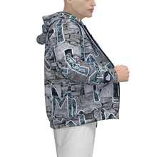 Load image into Gallery viewer, All-Over Print Men's Sherpa Fleece Zip Up Hoodie
