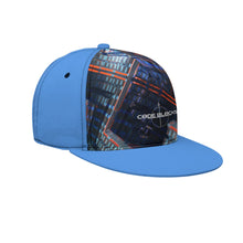 Load image into Gallery viewer, All-Over Print Black Buckle Flat-Brim Baseball Cap With Box
