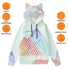 Load image into Gallery viewer, All-Over Print Women’s Hoodie With Decorative Ears
