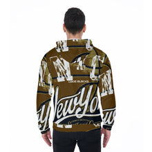 Load image into Gallery viewer, All-Over Print Zip Up Hoodie With Pocket
